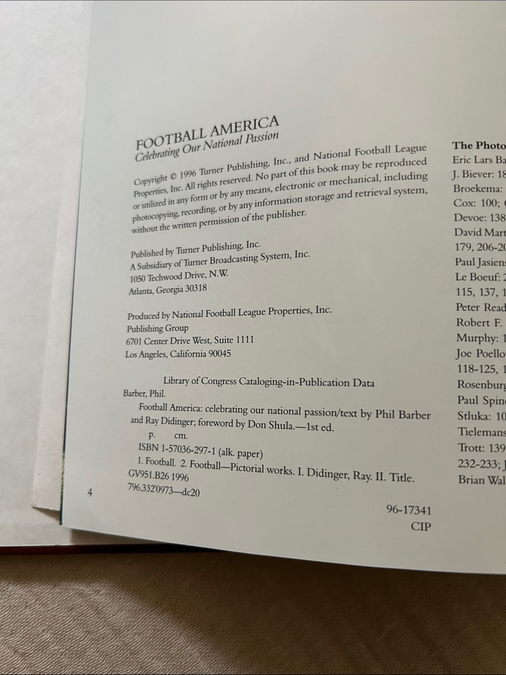 Vintage Football America: Celebrating Our National Passion Classic Edition 1996 - Picture 3 of 13